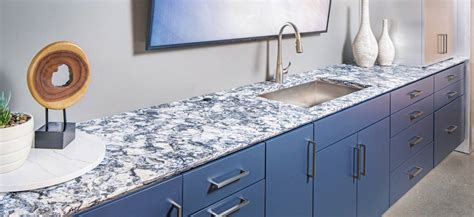 navy blue marble countertop.